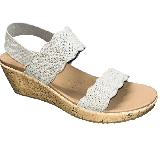 Skechers Shoes - Skechers New Women’s Beverlee-Timeless Touch Wedge Sandal – Size 11